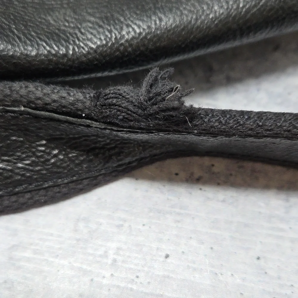 Fossil Defender Black Laptop Bag Satchel Crossbody Adjustable Shoulder Strap